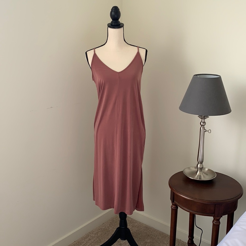 “A NEW DAY” mauve maxi dress